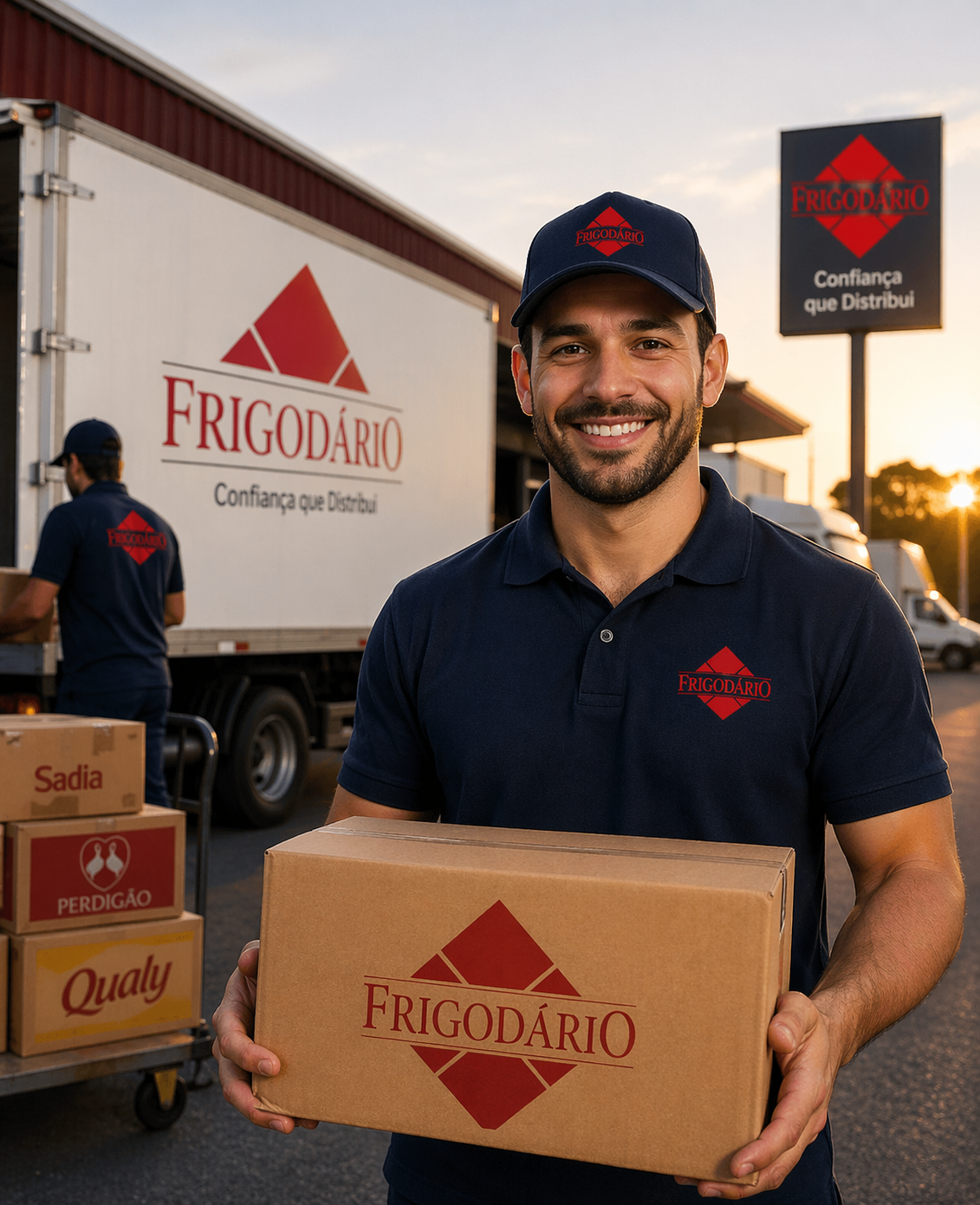 Frigodário — distribuição de alimentos